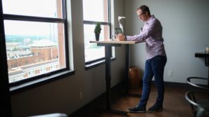 Photo Standing desk